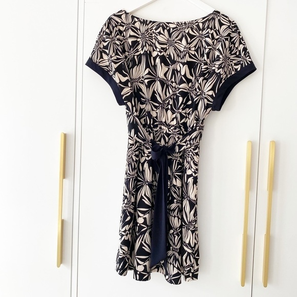 Anthropologie Black and Cream Patterned Dress - Picture 10 of 15